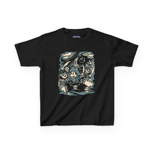 Cursed Pirate ship - Kids t shirt