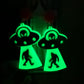 UFO Bigfoot Earrings