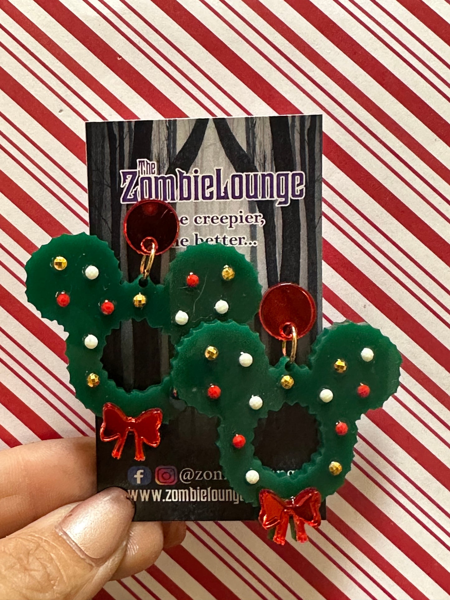 Mouse Wreath Earrings