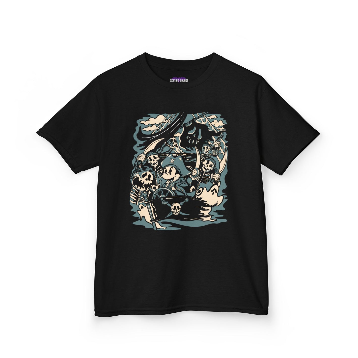 Cursed Pirate ship - Kids t shirt