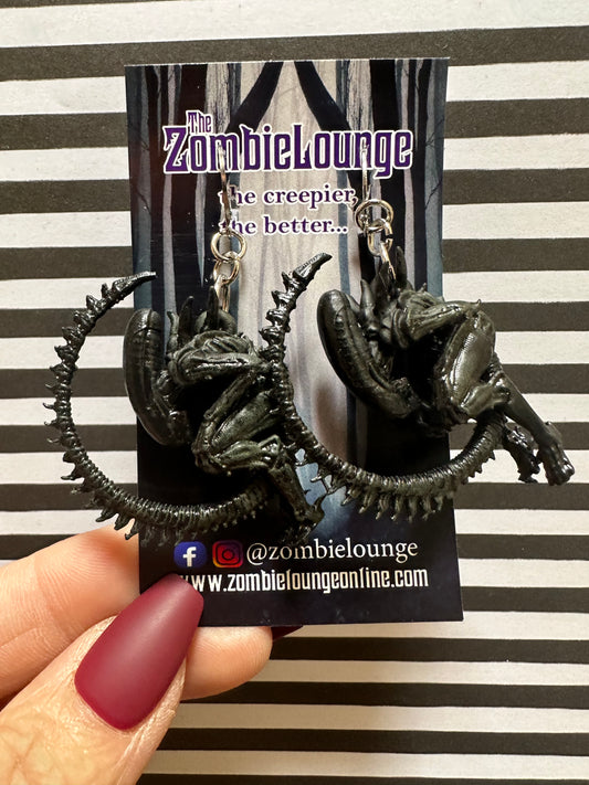 Xenomorph Alien Earrings