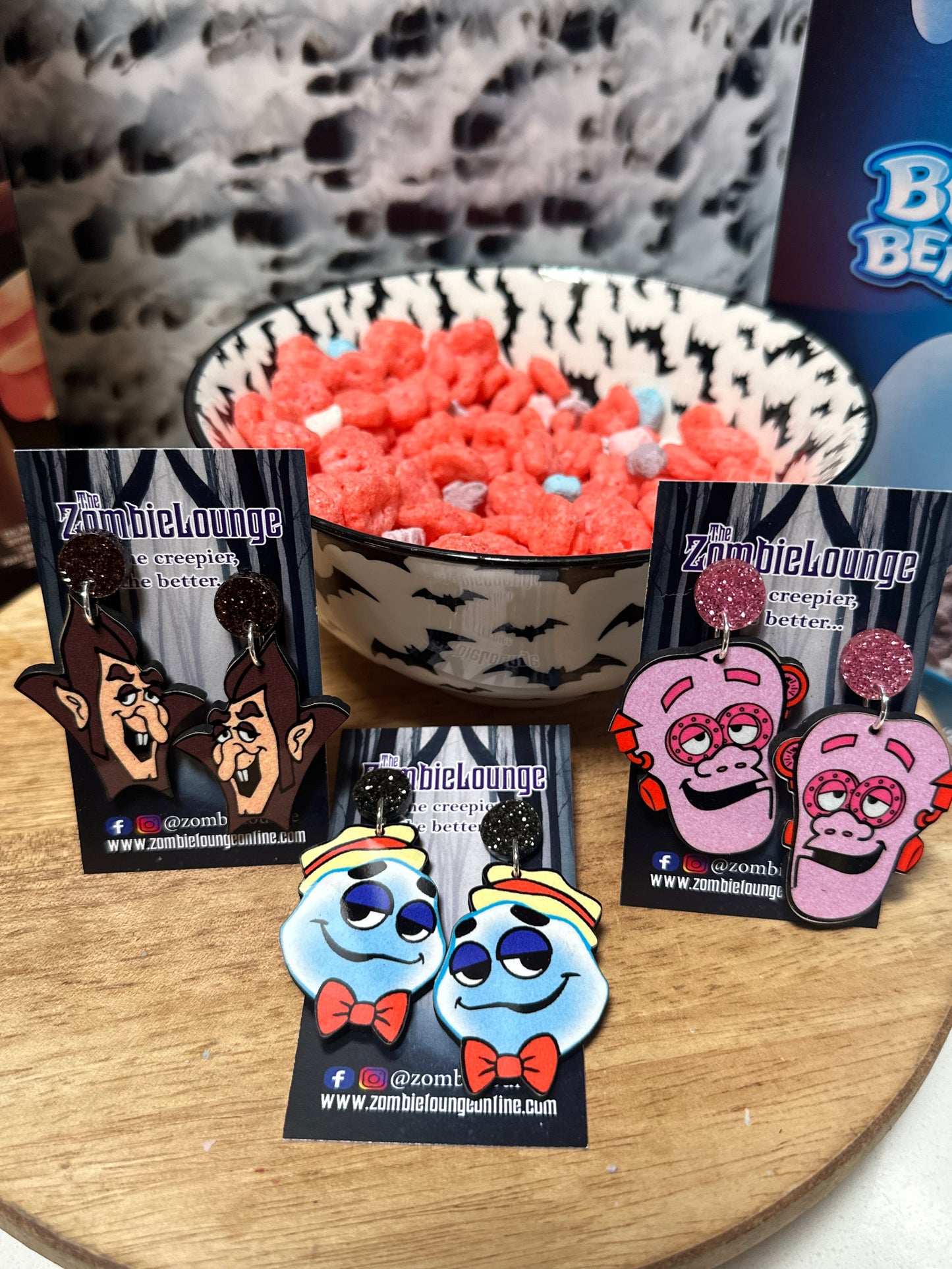Monster Cereal Earrings