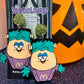 Halloween Nugget Earrings