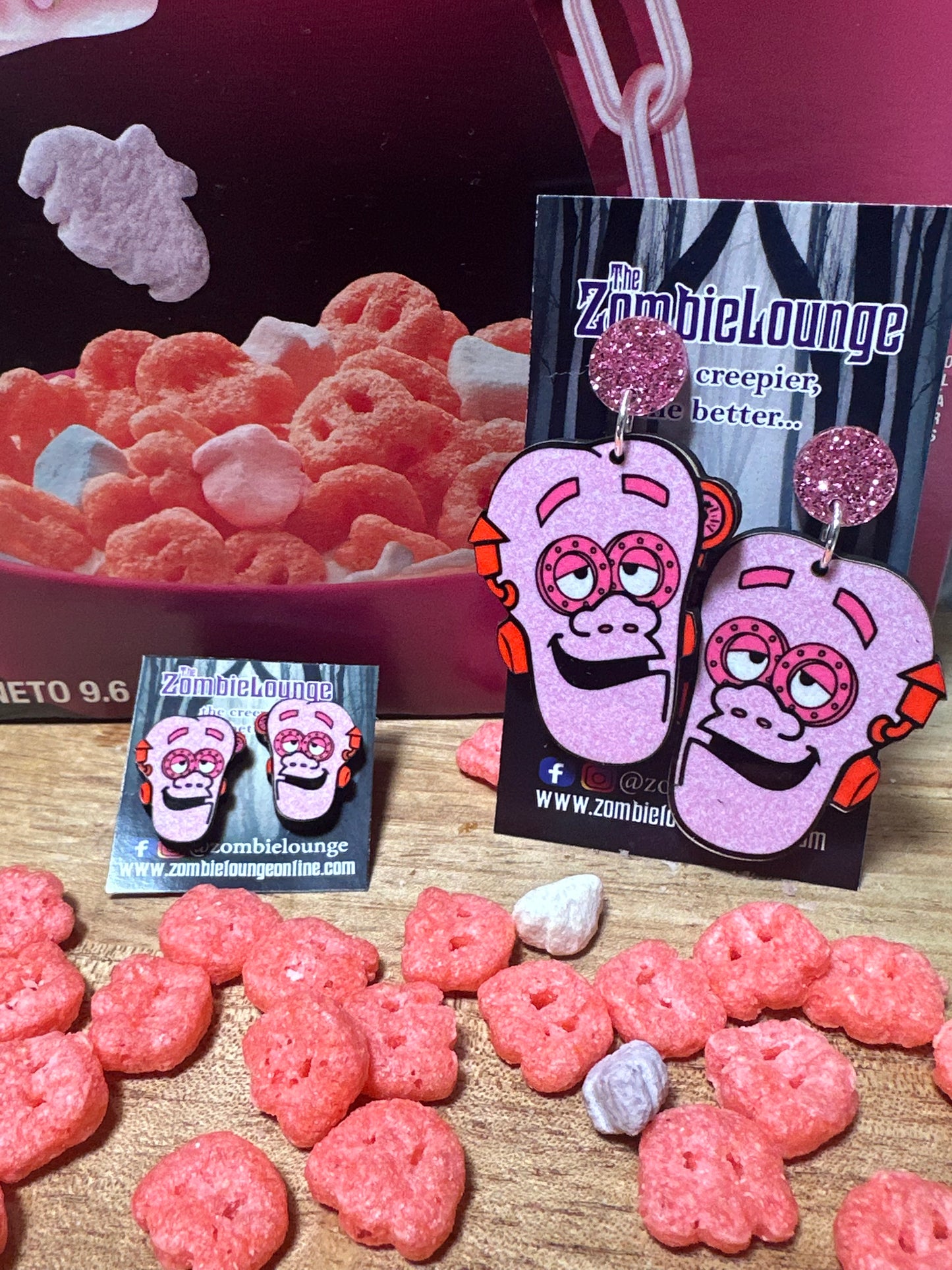 Monster Cereal Earrings