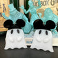 Ghost Mouse Hat Earrings