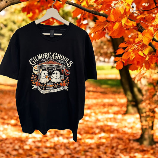 Gilmore Ghouls shirt and tote