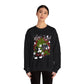 Merry Creepmas Krampus and the mouse Unisex Heavy Blend™ Crewneck Sweatshirt