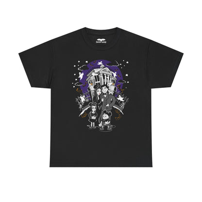 Addams Family at the Spooky Mansion t shirt