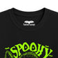 Kids Tee - 'Spooky' Green Scared Cat t shirt