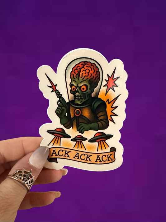 Mars Sticker