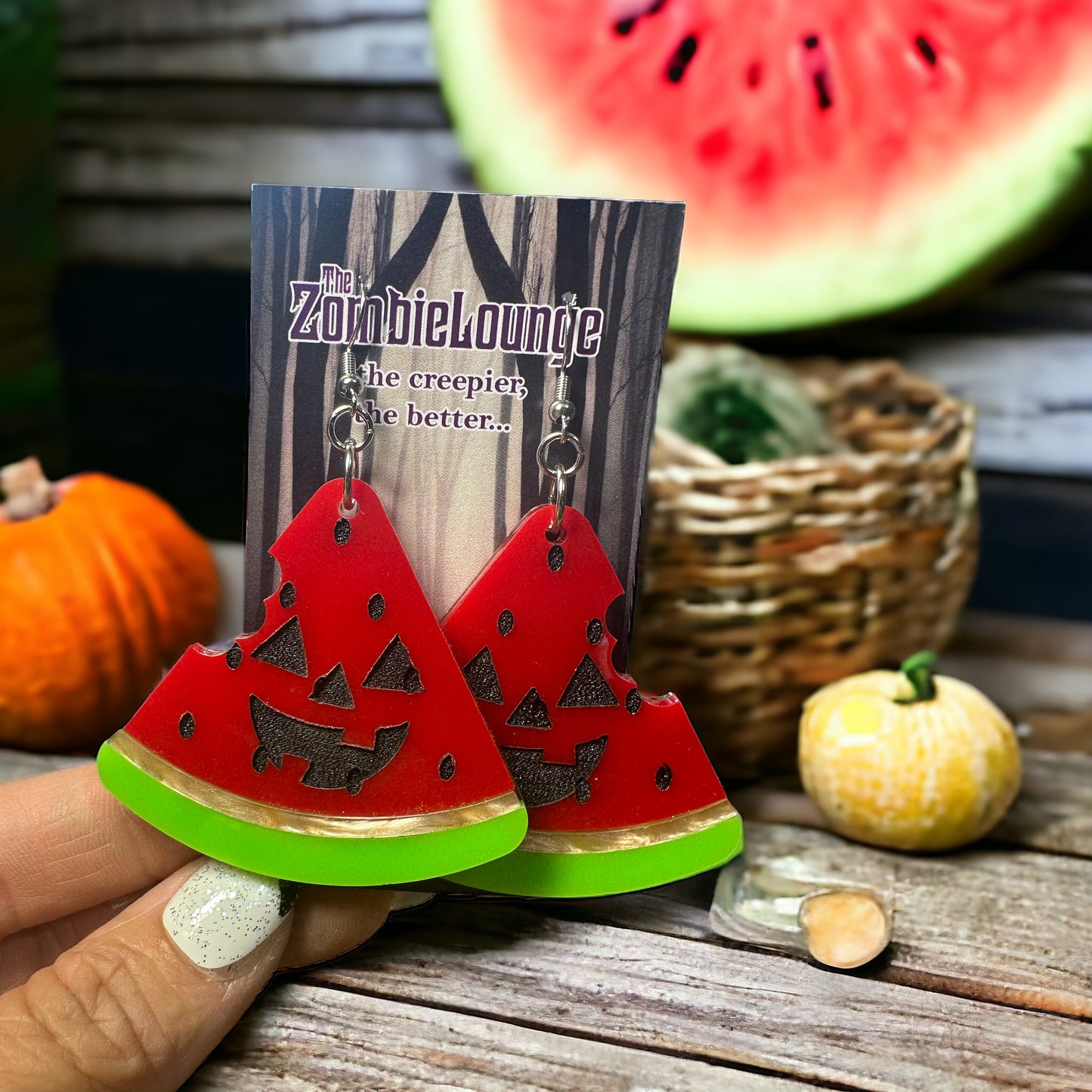 Watermelon Bite Earrings