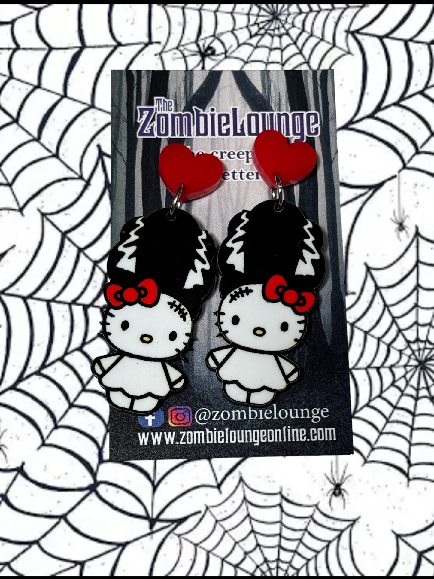 Halloween Kitty Earrings