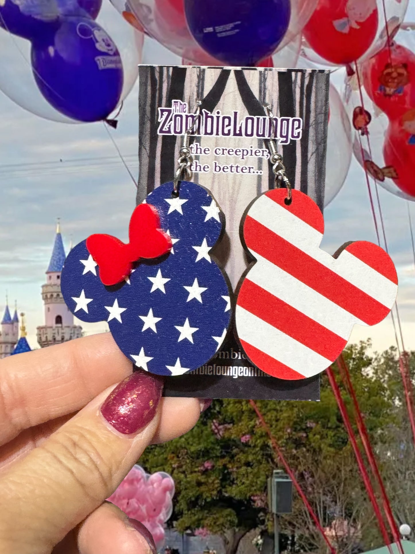 July Mouse Americana Earrings