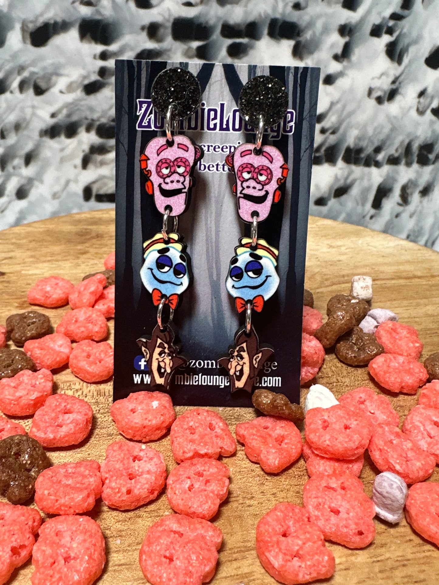 Monster Cereal Earrings