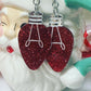 Christmas Light Bulb Earrings