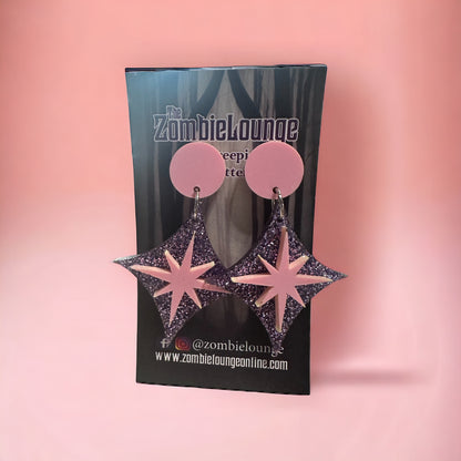 Retro Starburst Earrings