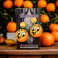 Orange Bird Earrings