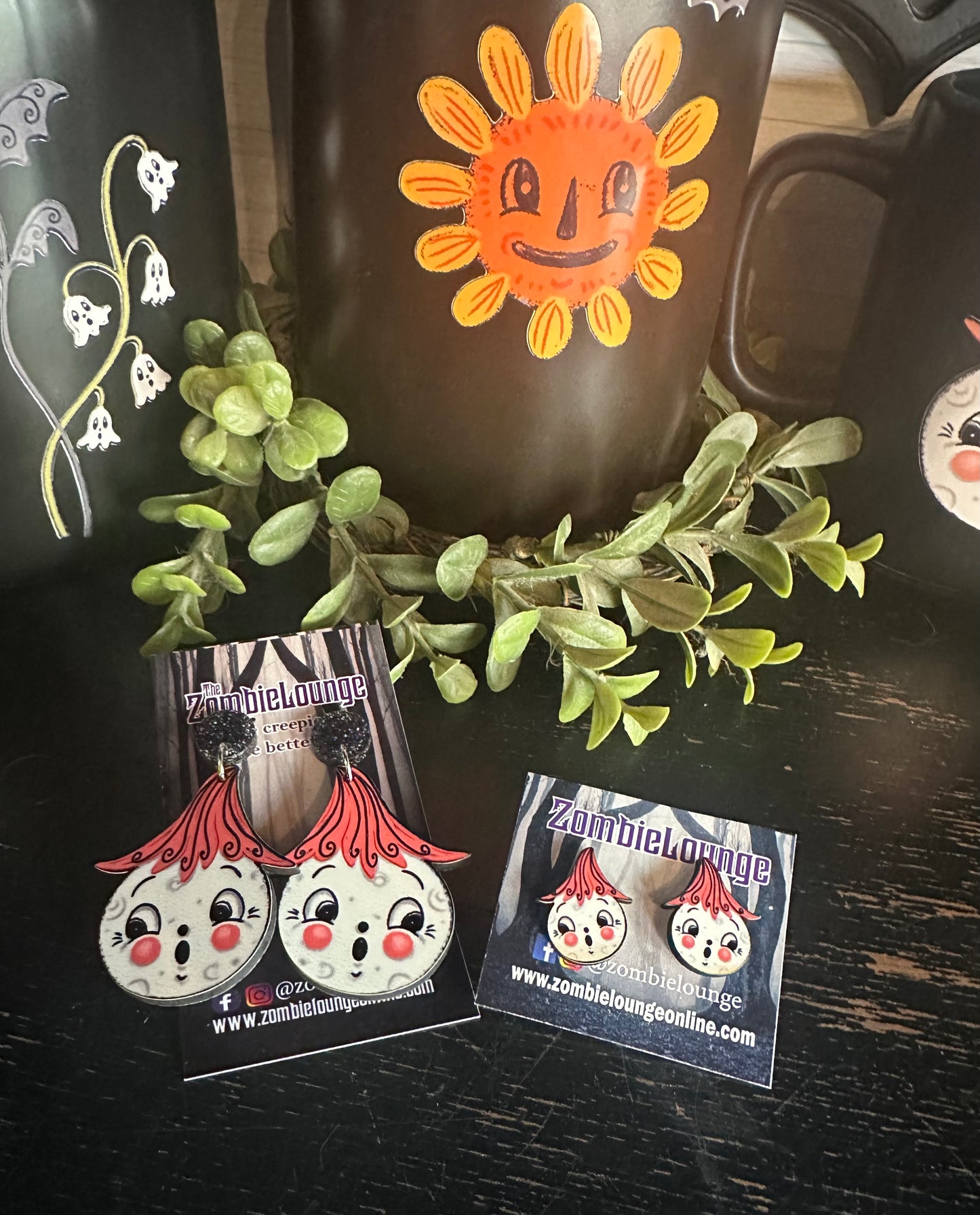 Spooky Luna’s Garden Earrings