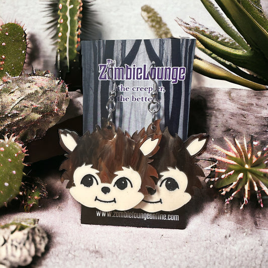 Kewpie Werewolf Earrings