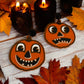 Retro Halloween Pumpkin Earrings