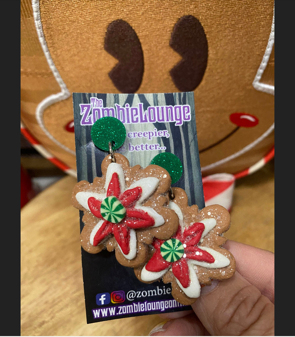 Christmas Frosted Cookie Earrings