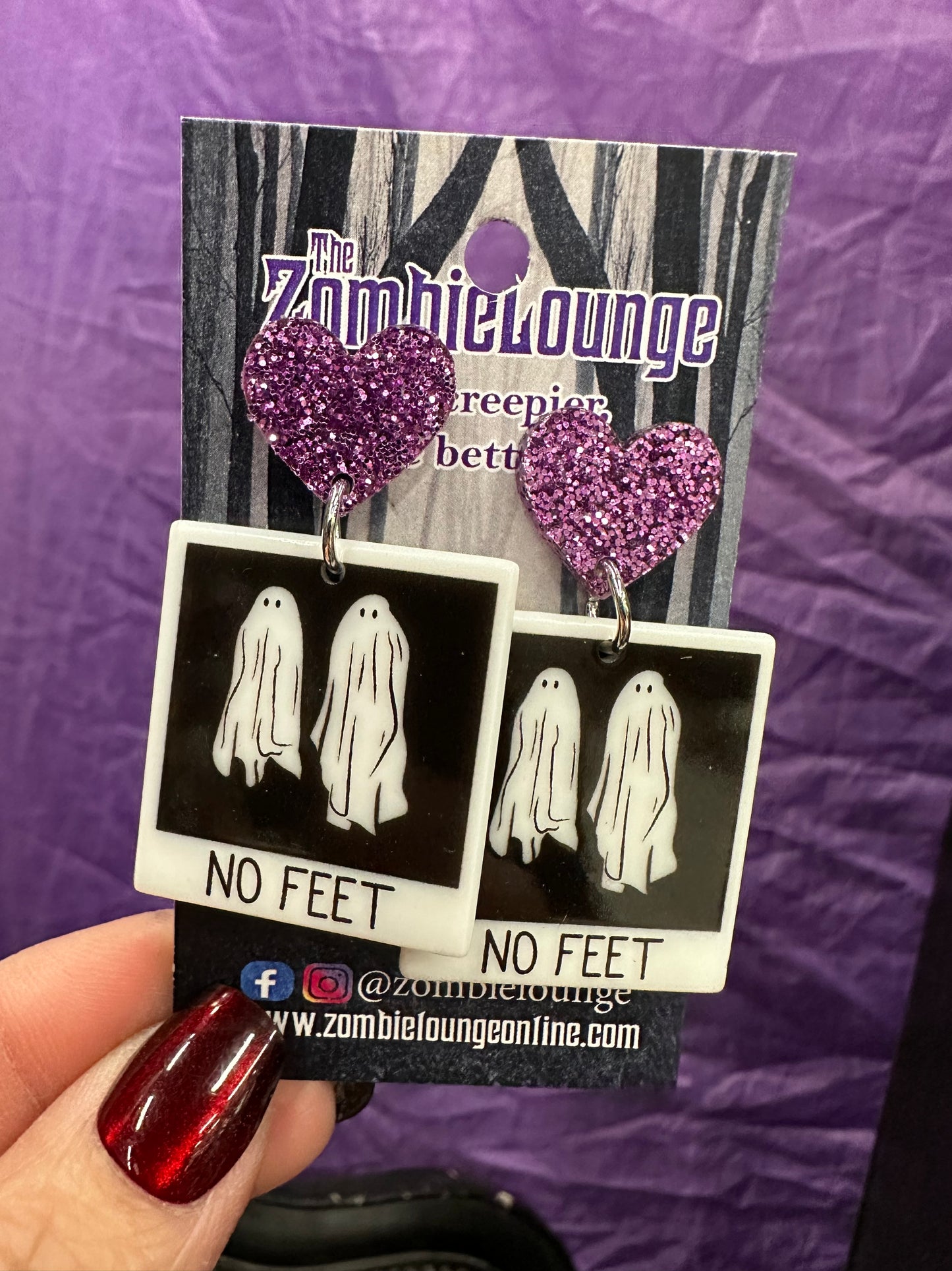 No Feet Earrings