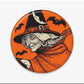 Vintage Halloween Classic Witch Button