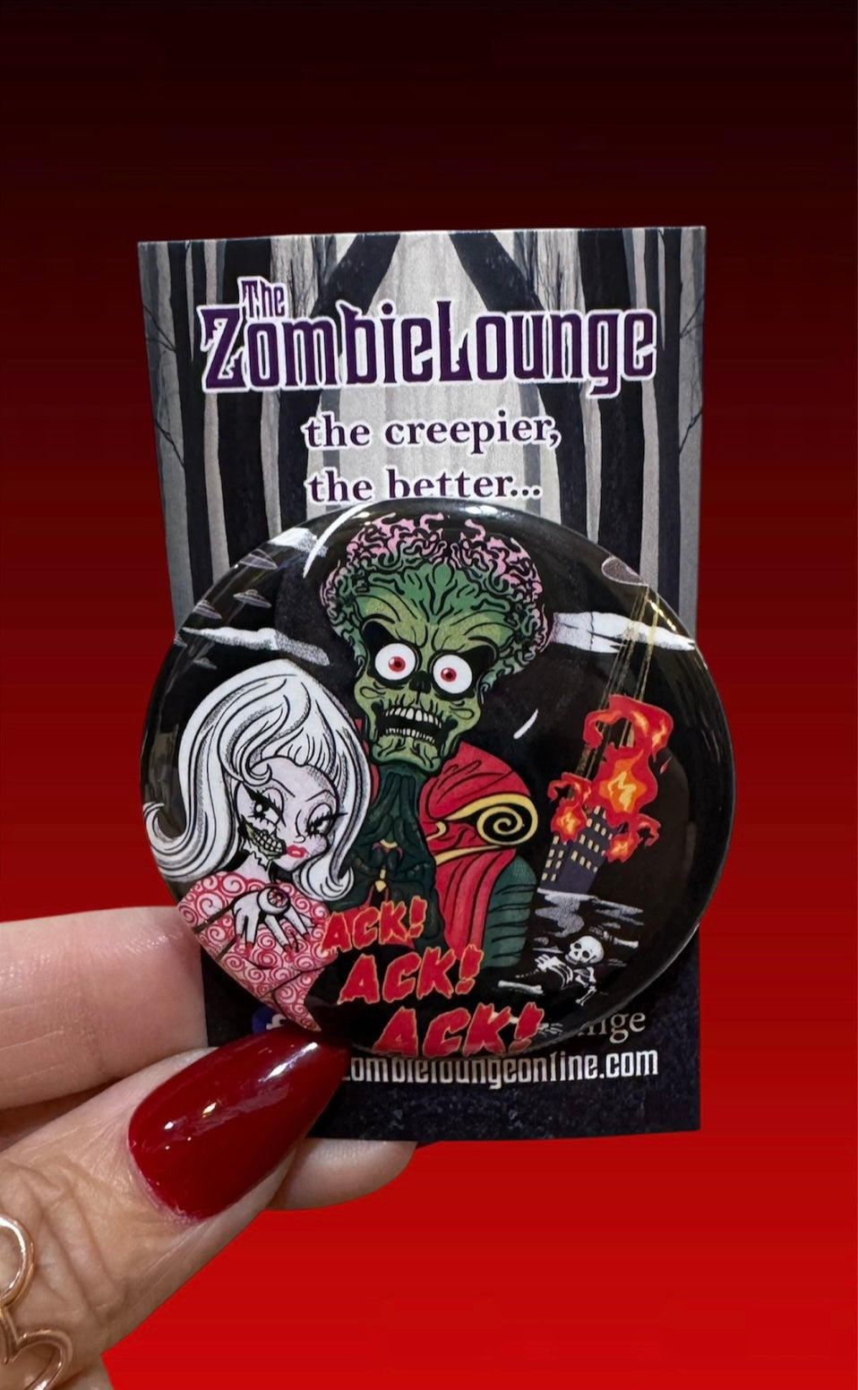 Alien Invasion Button