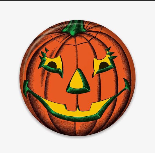 Vintage Halloween Goblin Button