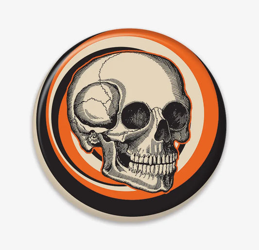 Vintage Skull Button