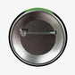 Vintage Green Skull Button