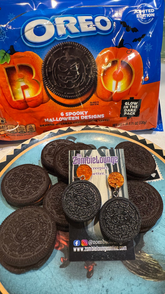 Halloween Oreo Earrings