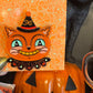 Spunky Spooky Cat Brooch