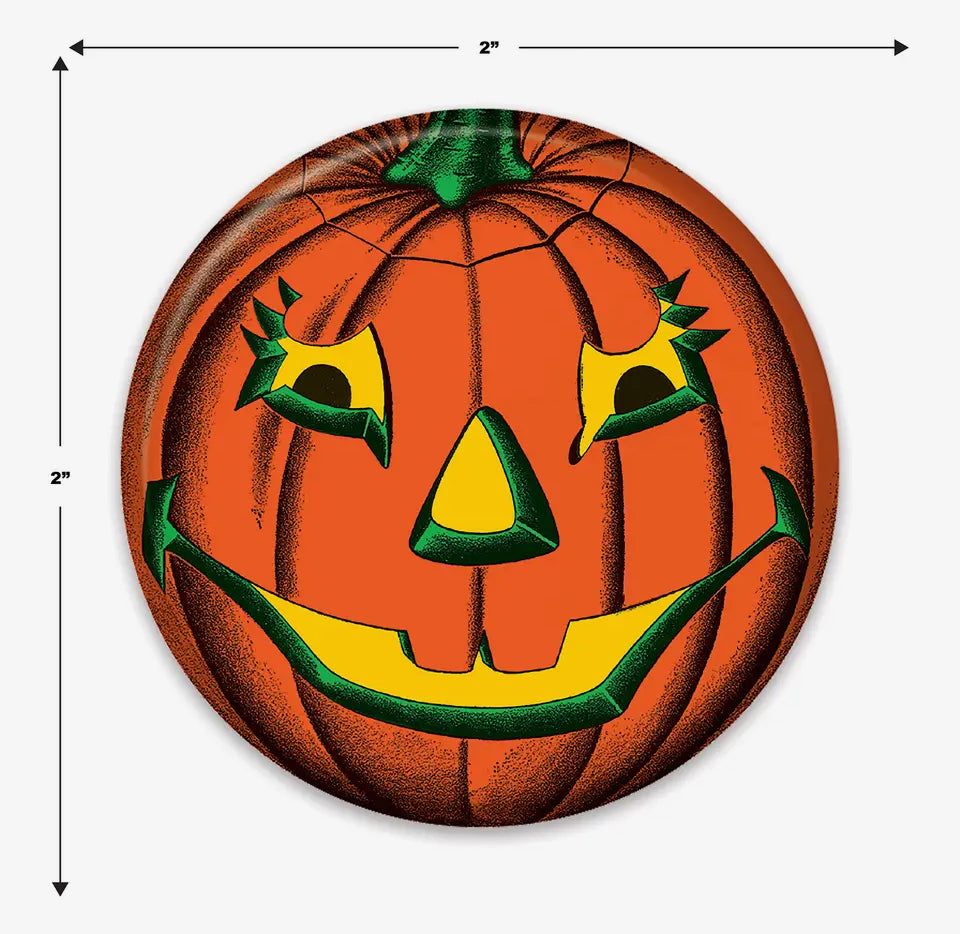 Vintage Halloween Goblin Button