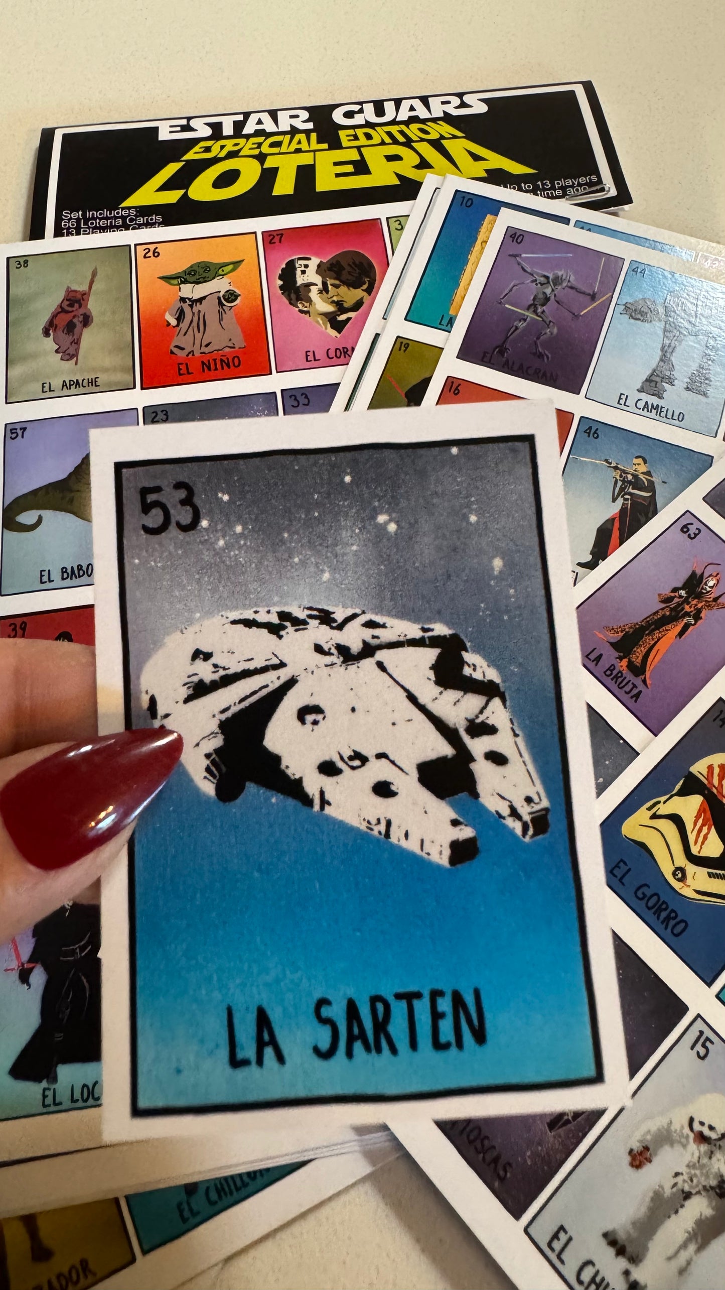 Estar Guars Loteria Cards