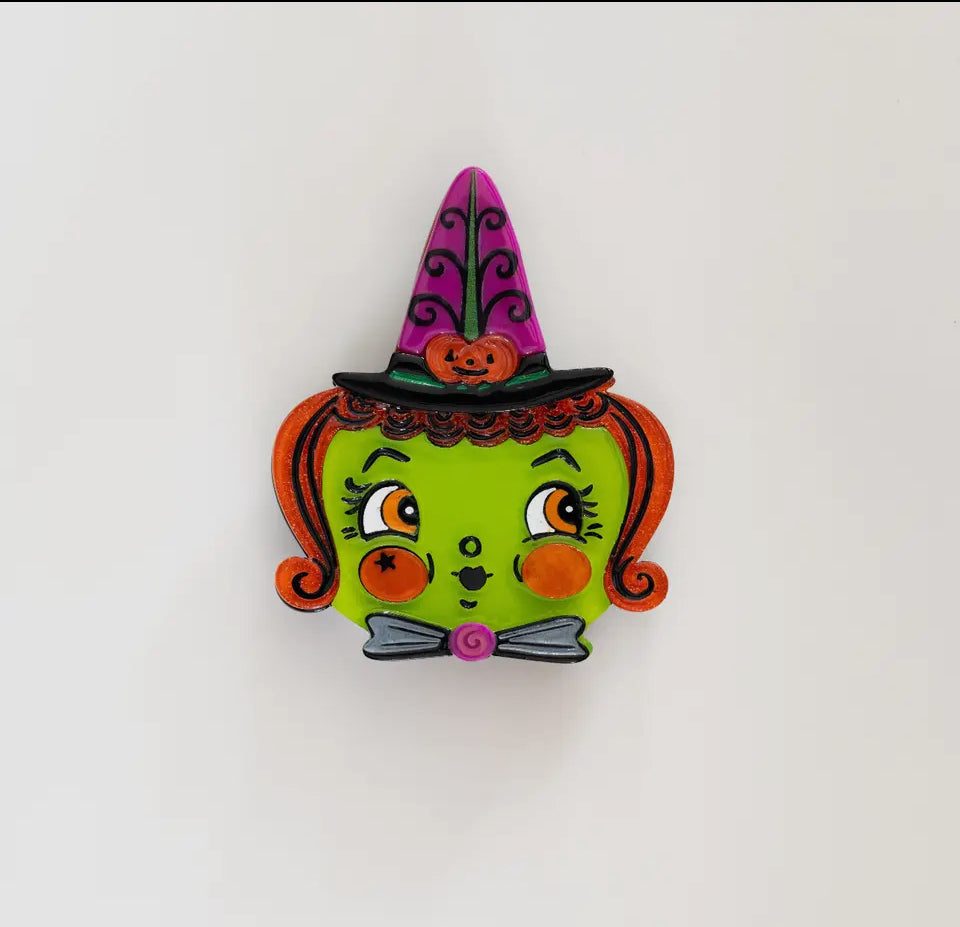 Hagatha Witch Brooch