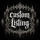 Custom listing