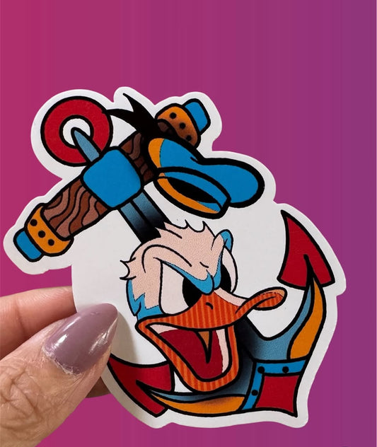 Angry Duck Sticker