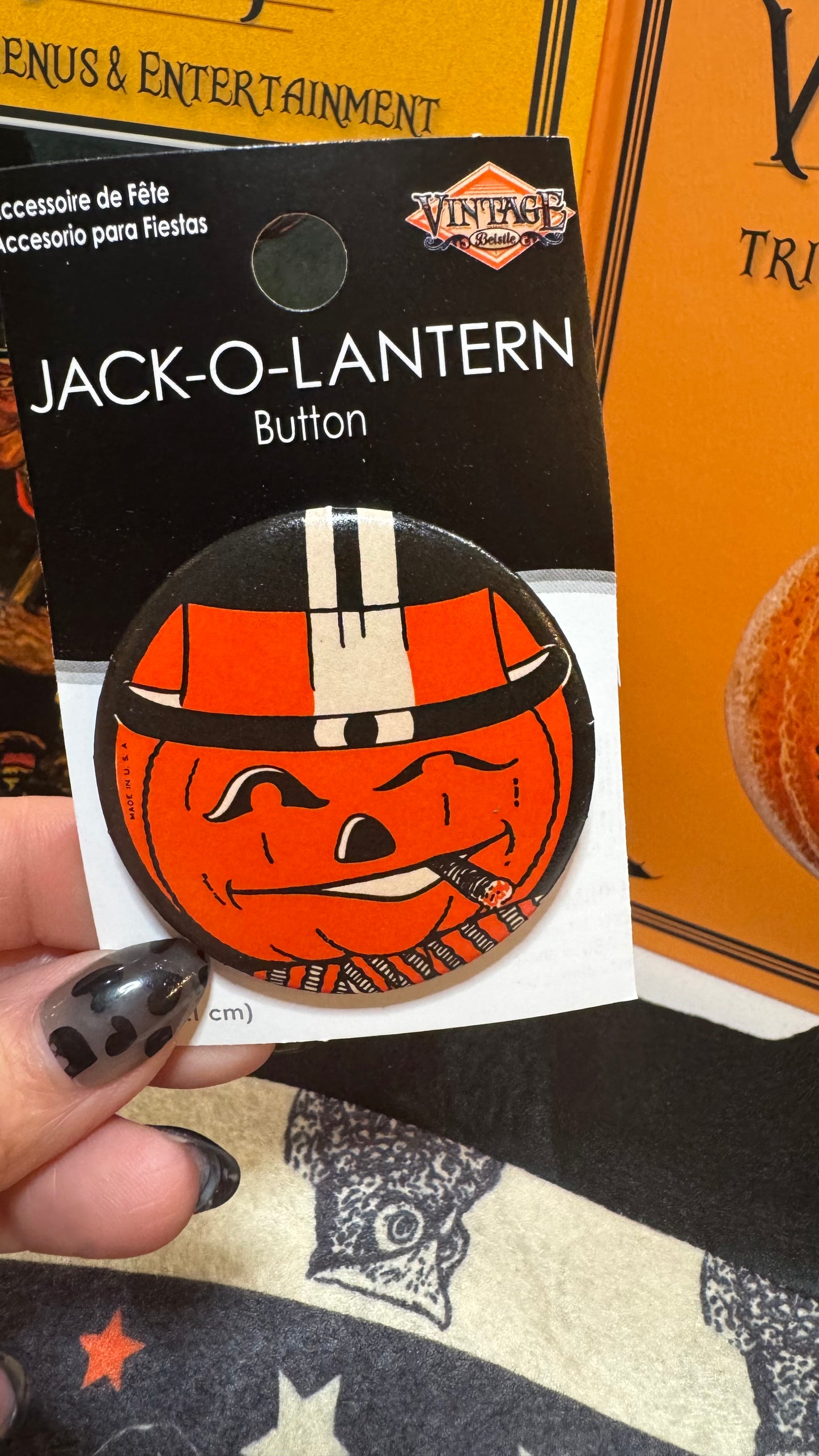 Halloween JOL Button