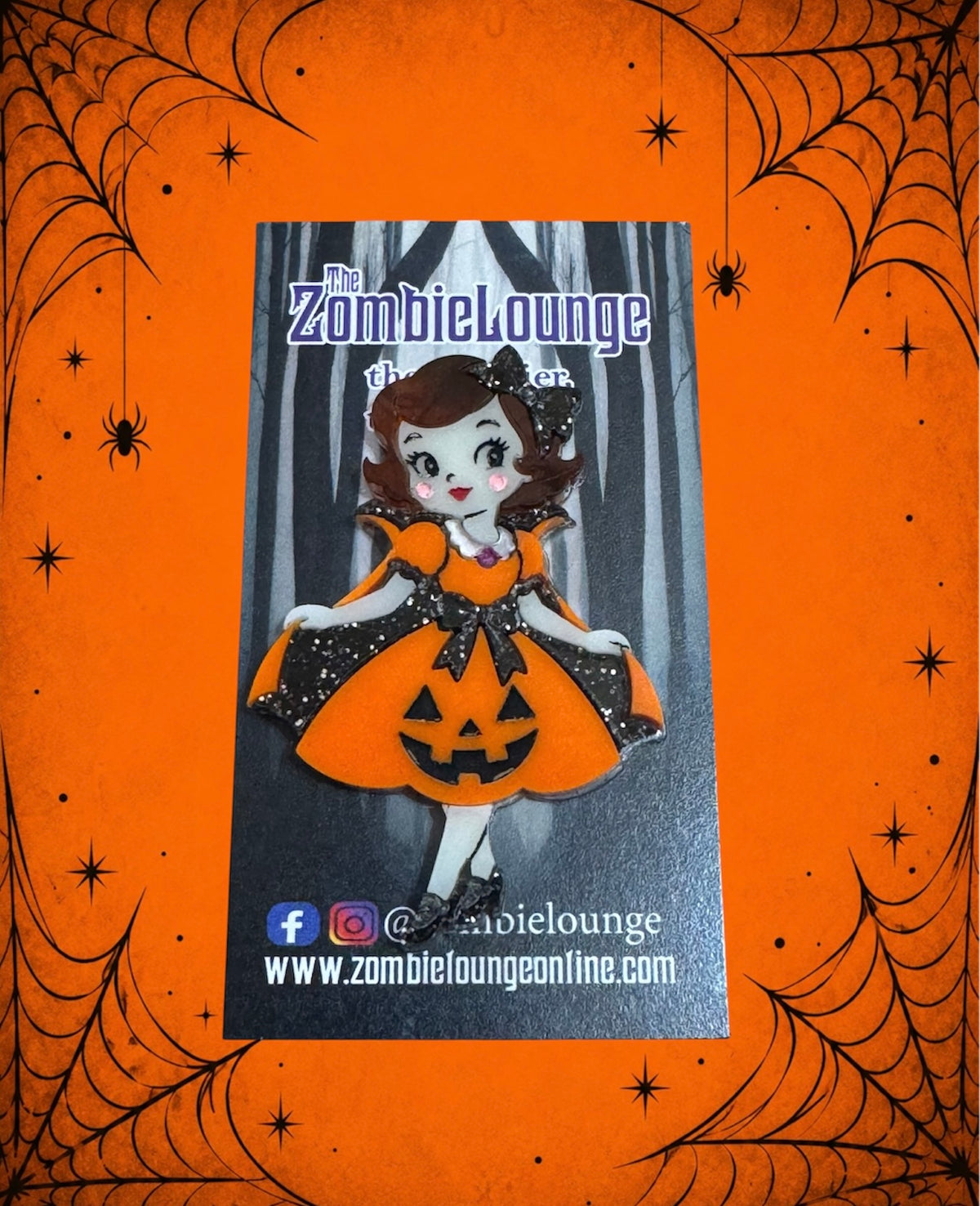 Vintage Halloween Girl Earrings