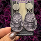 Black and White Monster Earrings
