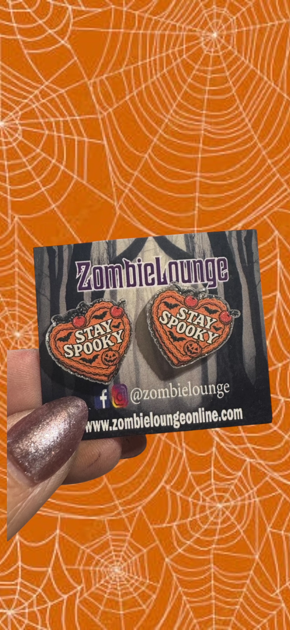 Halloween Cake Earrings