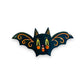 Gothic Glam Bat Brooch Black