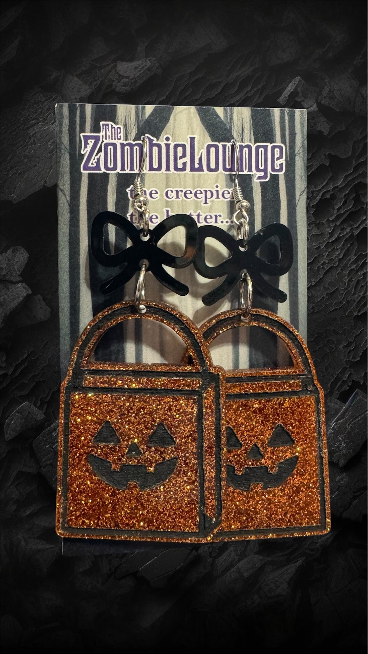Trick or Treat Bag Earrings