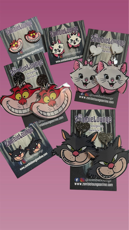 Cartoon Cats Earrings