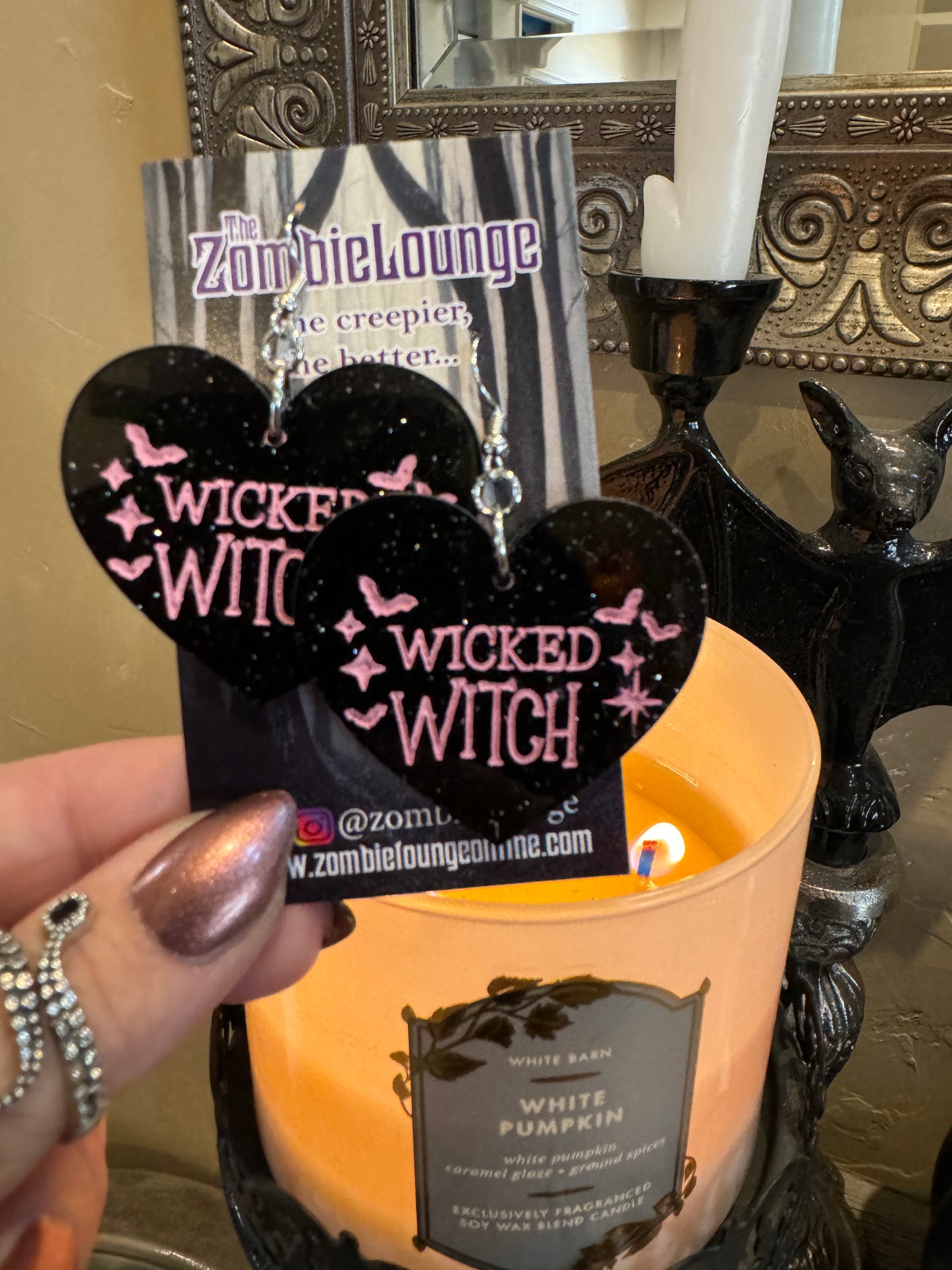 Witch Heart Earrings