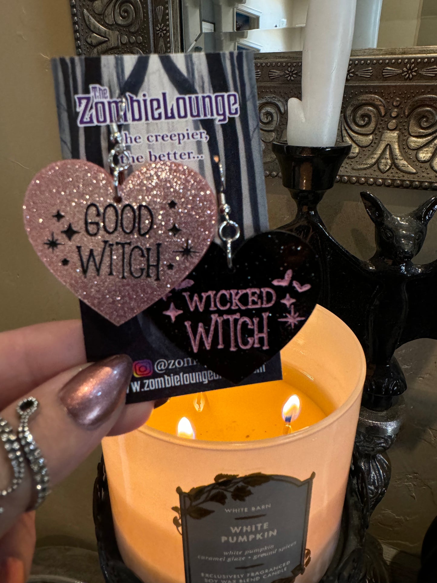 Witch Heart Earrings