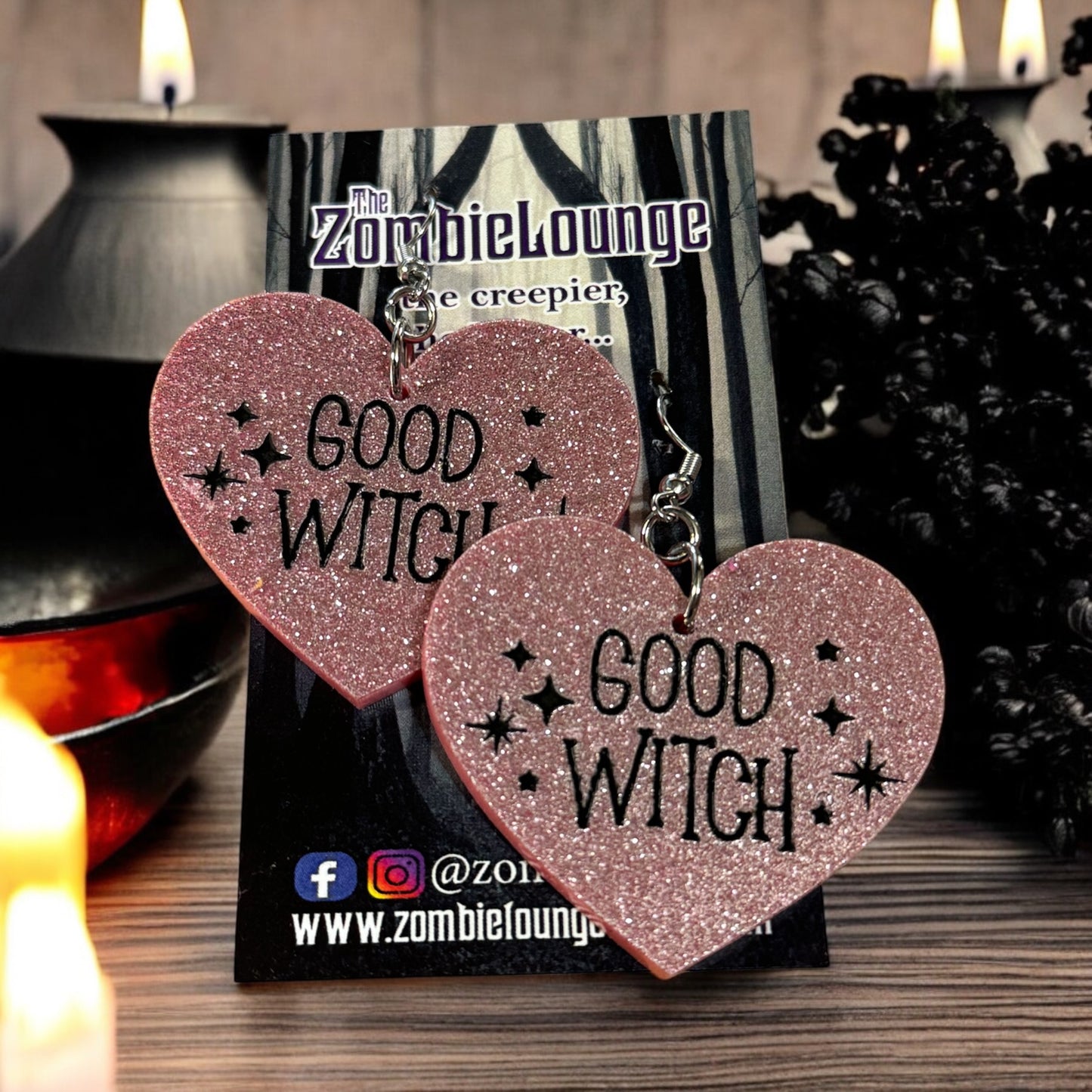 Witch Heart Earrings