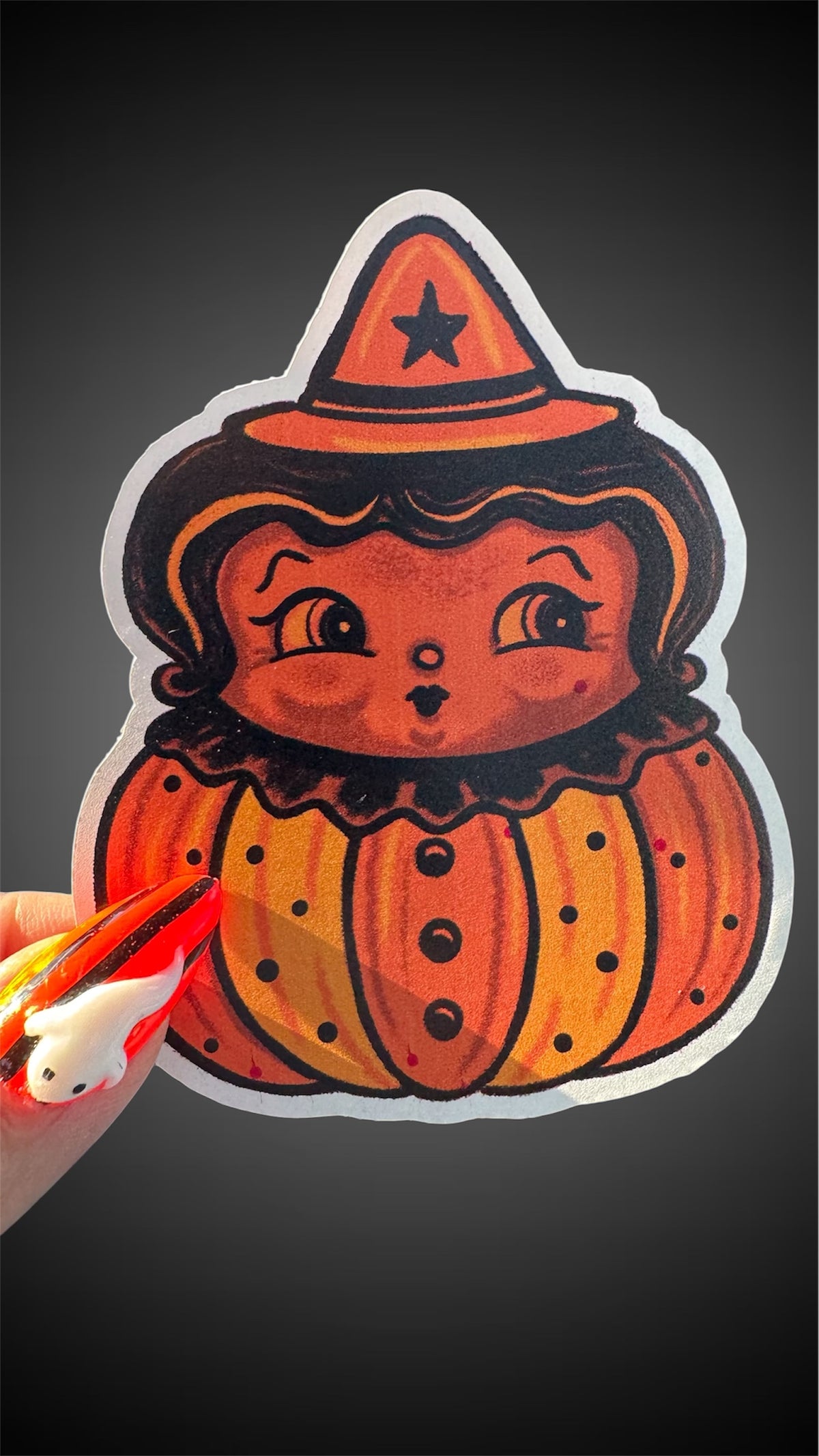 Johanna Parker Orange Witch Stickers