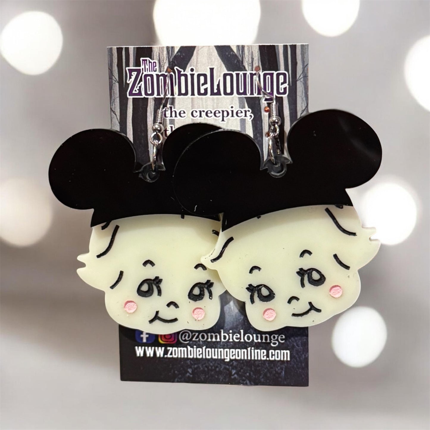 Kewpie Mouse Ears Earrings